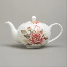 Фарфоровый заварочный чайник Корейская роза 900 мл – Lefard