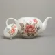 Фарфоровый чайный сервиз на 6 персон, 14 предметов, Корейская роза - Lefard
