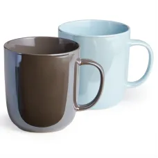 Набор кружек Gloss 2 штуки 400 мл микс - Bronco