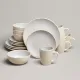 Набор посуды обеденной на 4 персоны, 16 предметов, бежевый Crocus – Bronco
