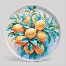 Поднос сервировочный Citrus Charm 33*2,1 см - Agness