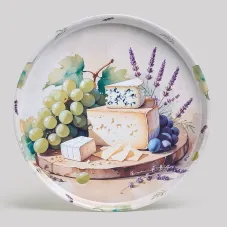 Поднос сервировочный Gourmet Feast 33*2,1 см - Agness