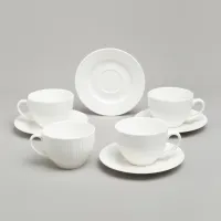 Фарфоровый чайный набор на 4 персоны, 8 предметов, Herbal, 250 мл – Lefard