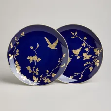 Набор тарелок закусочных Golden Birds 2 штуки 22 см – Lefard