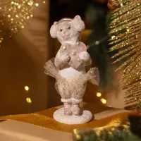 Статуэтка Кошечка с сердцем 5,5х5х12 см – Lefard