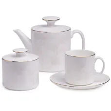Фарфоровый чайный сервиз на 6 персон, 14 предметов Madison - Lefard