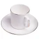 Фарфоровый чайный набор на 4 персоны, 8 предметов, медиссон, 270 мл – Lefard