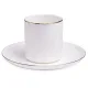 Фарфоровый кофейный набор на 4 персоны, 8 предметов, Madison, 120 мл – Lefard