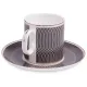 Фарфоровый кофейный набор на 4 персоны, 8 предметов, Infinity, 210 мл – Lefard