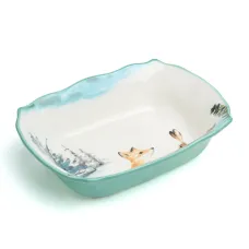 Блюдо прямоугольное Лесная сказка 20*14,5*5,5 см – Lefard