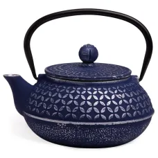 Чугунный заварочный чайник с эмалированным покрытием внутри 600 мл – Lefard