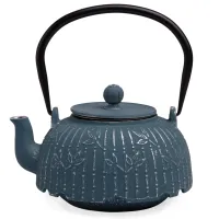 Заварочный чайник чугунный с эмалированным покрытием внутри 1 л – Lefard