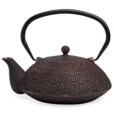 Чугунный заварочный чайник с эмалированным покрытием внутри 1.2 л – Lefard