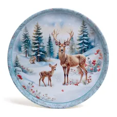 Поднос сервировочный Зимняя сказка 33*2,1 см - Agness