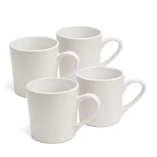 Кружка Choice White 400 мл - Bronco 4 штуки