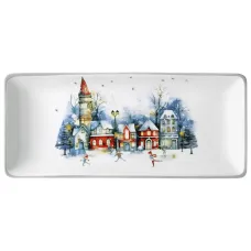 Блюдо сервировочное С Новым Годом! 28*12*3 см - Agness