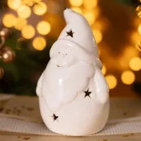 Фигурка Дед Мороз с LED-подсветкой 7,7*6,7*11,7 см – Lefard