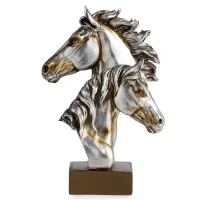 Фигурка декоративная бюст лошадей 19*9,3*28,5 см – Lefard