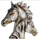 Фигурка декоративная бюст лошадей 19*9,3*28,5 см – Lefard