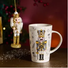 Набор подарочный Щелкунчик (кружка 385 мл в комплекте с елочной игрушкой) - Lefard