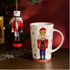 Набор подарочный Щелкунчик (кружка 385 мл в комплекте с елочной игрушкой) - Lefard