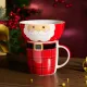 Набор посуды Санта 2 предмета (кружка 355 мл, салатник 12,5 см) - Lefard