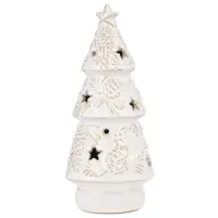 Фигурка елка с LED-подсветкой коллекция Pine Cones, 10*10*22,5 см - Bronco