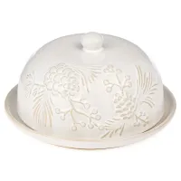 Блюдо сервировочное с крышкой коллекция Pine Cones, 19,6*19,6*10,5 см – Bronco