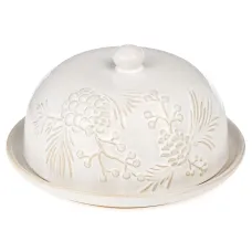 Блюдо сервировочное с крышкой коллекция Pine Cones, 19,6*19,6*10,5 см – Bronco
