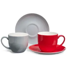 Фарфоровый чайный набор на 2 персоны, 4 предмета, TET-A-TET, 300 мл – Lefard