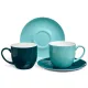 Фарфоровый чайный набор на 2 персоны, 4 предмета, TET-A-TET, 300 мл – Lefard