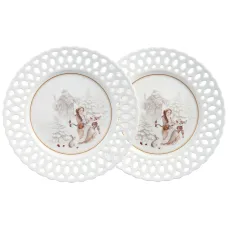 Набор тарелок закусочных Морозко 20,5 см – Lefard