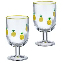 Набор бокалов для вина Fruity Pineapple из 2 штук 350 мл – Lefard