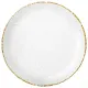 Набор тарелок обеденных Charm 2 штуки 26*2,5 см (с золотой линией) - Lefard