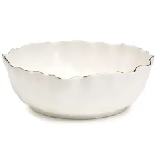 Салатник Charm 23*7,5 см 1.7 л (с золотой линией) – Lefard