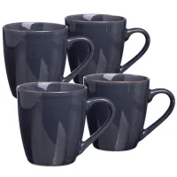 Набор кружек Concept 4 штуки 355 мл синий - Bronco
