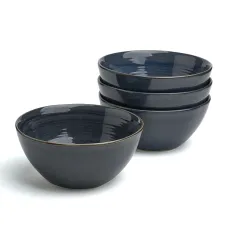 Набор салатников диаметр= 15,5 см 4 штуки Concept синий - Bronco