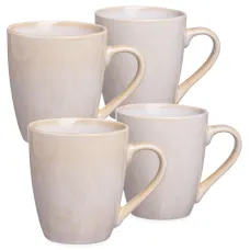 Набор кружек Concept 4 штуки 355 мл бежевый – Bronco