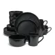 Набор посуды обеденный на 4 персоны, 16 предметов Choice Black – Bronco