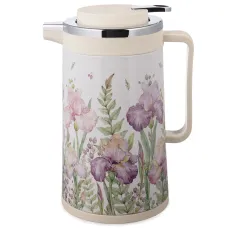 Термос со стеклянной колбой, 950 мл, крышка с клапаном, серия Irises - Agness