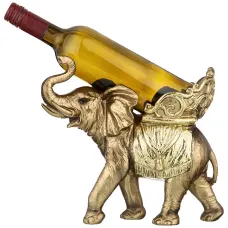 Подставка под бутылку слон 26.5*13*24.5 см серия махараджи - Lefard