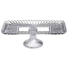 Блюдо сервировочное на ножке Brilliance прямоугольное, 38*17,5*11,5 см – Lefard