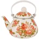 Чайник эмалированный со съемным фильтром из нжс, серия Корейская роза 1,3 л - Agness