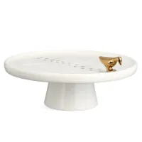 Блюдо сервировочное на ножке, 25х25х10,7 см – Lefard