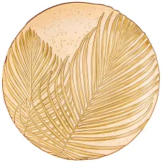 Блюдо Bohemia Amber 3 см – Bronco