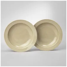 Набор тарелок суповых Tint 22,5 см (фисташковый) 2 штуки - Lefard