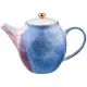 Фарфоровый заварочный чайник 1 л коллекция парадиз микс цвета с золотом - Lefard