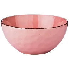 Салатник диаметр=15 см коллекция отражение цвет: розовая пудра - Lefard 6 штук