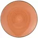 Тарелка закусочная nature 22.5 см оранжевая - Bronco 4 штуки
