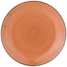 Тарелка обеденная nature 26.5 см оранжевая - Bronco 2 штуки